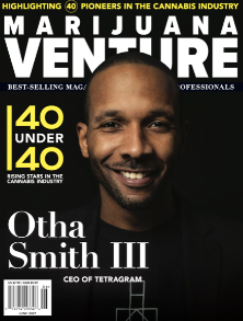 Tetragram CEO Otha Smith III was recognized by Marijuana Venture Magazine as one of the 40 Under 40 - Rising Stars in the Cannabis Industry.